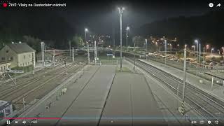 Hlášení a vlak Ústí nad Orlicí-LE 1262+EC 120+Zpoždění + Zpoždění vlaku LE 1265 (140 min) 22.4.2024