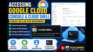 Access Google Cloud Console & Cloud Shell | Create VM, Storage Bucket & IAM | Hands-on lab #gcp