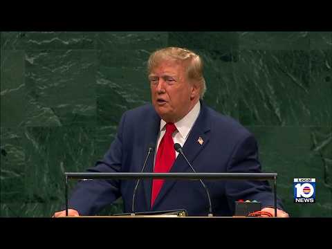 President Trump addresses world leaders at UN General Assembly