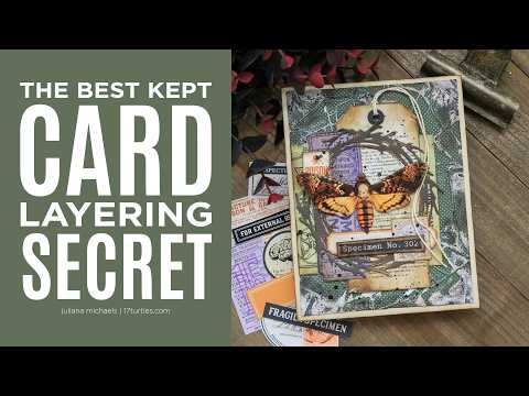 The Card Layering Secret Nobody Talks About — A Mixed Media Halloween Card
