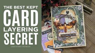 The Card Layering Secret Nobody Talks About — A Mixed Media Halloween Card