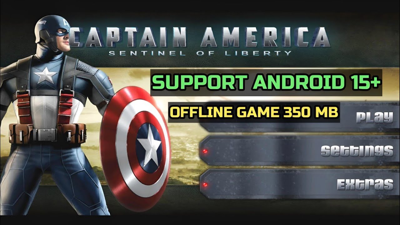 Captain America: Sentinel of Liberty (install Game) Android 15 Arm64-v8a Gameplay offline 