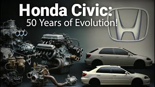Honda Civic Car Transformation | 1963–2045 Evolution in 3 Minutes