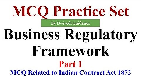 1| Business Regulatory Framework mcq, business regulatory framework mcq lucknow university, lu exam