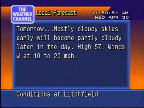 Final WeatherStar 4000 video 4/30/2014