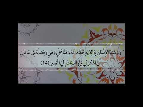 القارئ احمد خضر سورة لقمان افضل صوت ستسمعه      