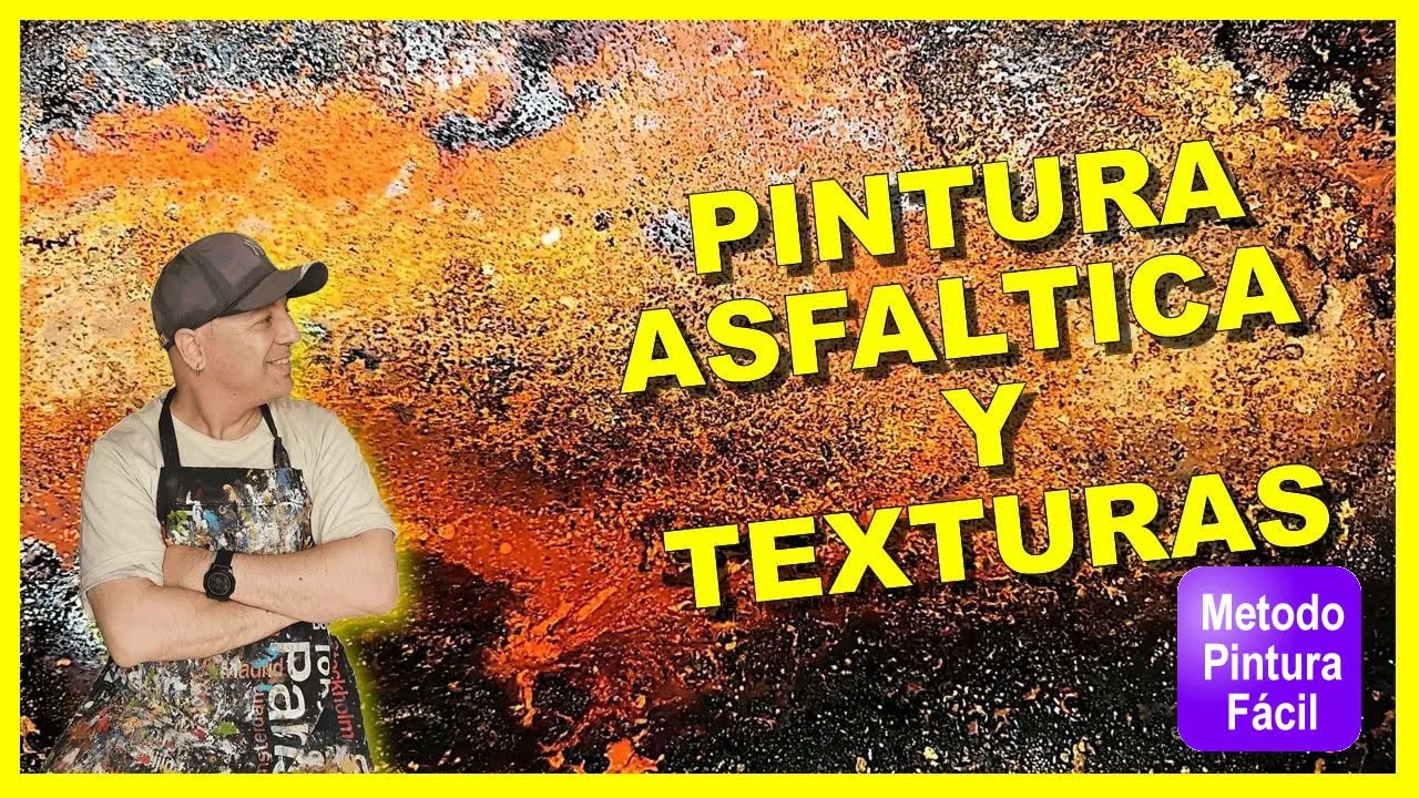 ✅ PINTURA ASFALTICA y TEXTURAS: Ideas Innovadoras! #tecnicamixta #pinturasfaltica