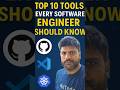 Top 10 Tools Every Software Engineer MUST Know in 2026 🚀🔥 #shorts