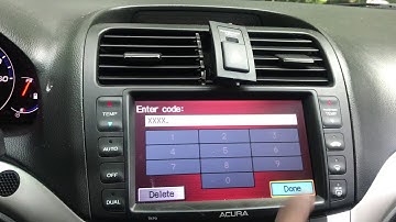 Easy/cheap way to reset radio an Navi on 07 Acura TSX