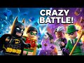 BATMAN AND ROBIN VS TWO FACE AND RIDDLER IN A CRAZY BATTLE! LEGO BATMAN!