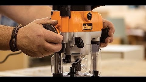 Triton MOF001 Plunge Router Dual Mode Precision from Toolstop