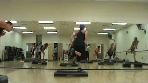 Basic Step Group Fitness Aerobics Class! 4/26/17