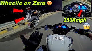 Zara pe Crazy Wheelie's 😍 | NS200 Chala kar MT-15 ko Rula 😭Diya | Street Race | Close Calls🔥
