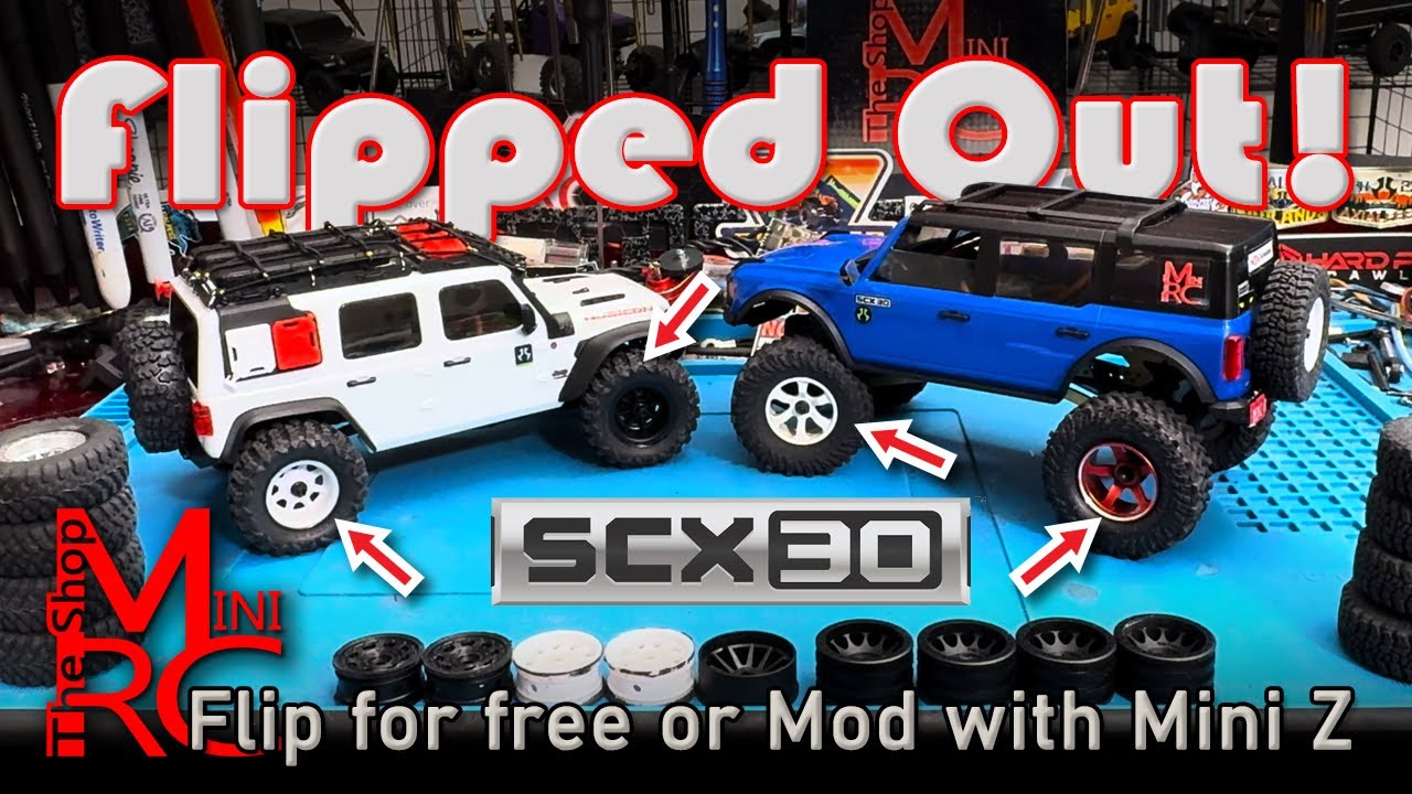 Увеличьте ширину своих стандартных дисков SCX30 и замените их на диски Mini-Z!