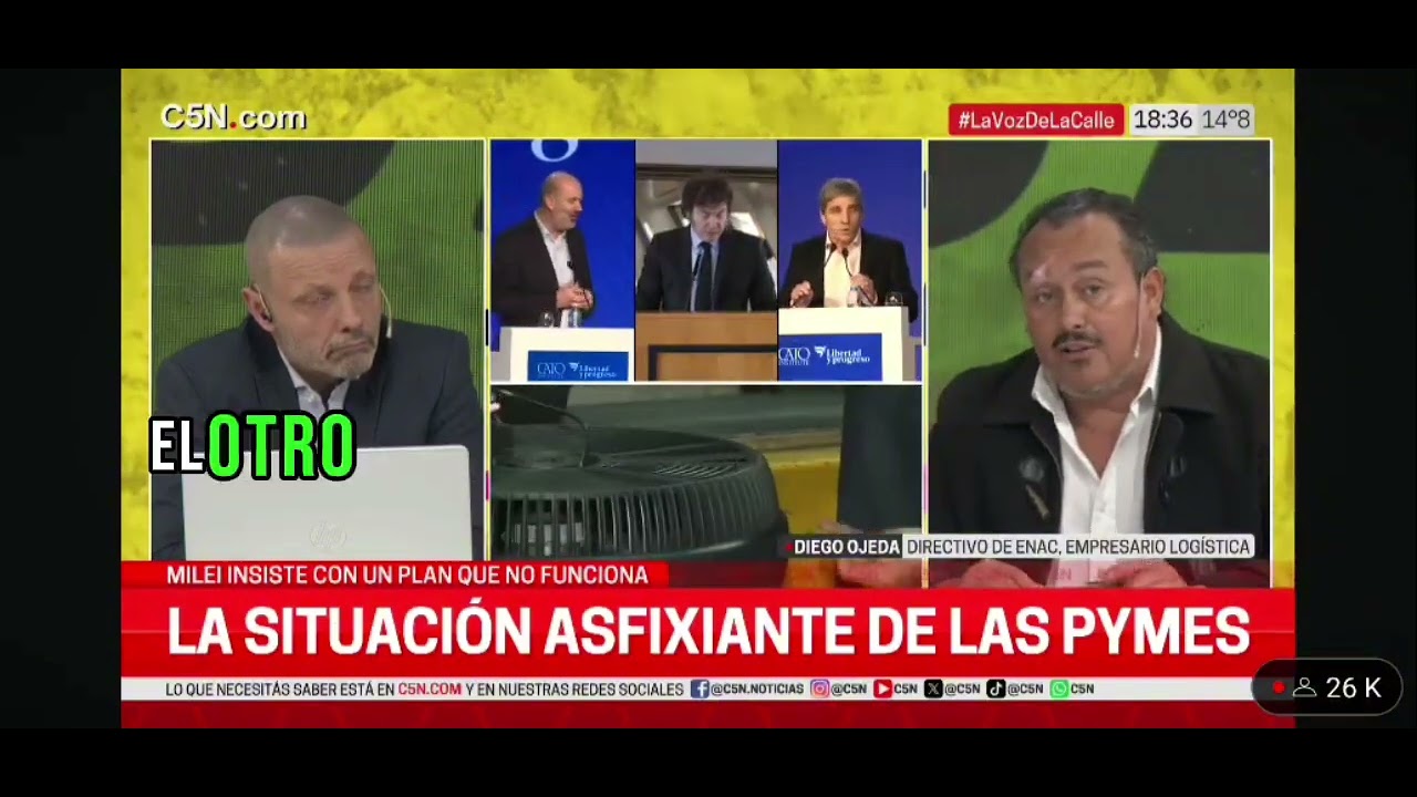 Crisis en las pymes: Diego Ojeda de ENAC en C5N