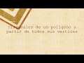 Explicación diagonales de un polígono a partir de todos sus vértices