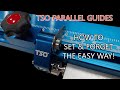 How to | Calibrate TSO parallel guides | Festool Makita Triton track saw | Dave Stanton