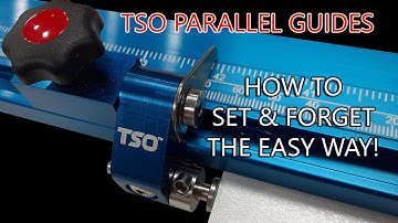 How to | Calibrate TSO parallel guides | Festool Makita Triton track saw | Dave Stanton tso products