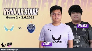 NAOS vs. BRU • Game 2 | Regular Stage | WRL Asia 2023 | Naos Esports vs. Buriram United