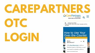 Carepartners ct/order-otc Carepartners OTC Login: List, Network ⏬👇