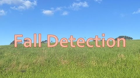 Fall detection by yolo