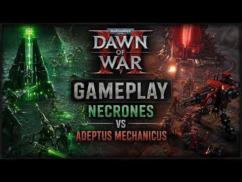 16 Minutes of Gameplay: Necrons vs. Adeptus Mechanicus | Dawn of War IV🔥