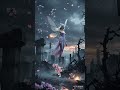 🌸 CHERRY BLOSSOM FAIRY: Hope Rises in the Post-Apocalyptic Ruins | Dramatic AI Fantasy Short