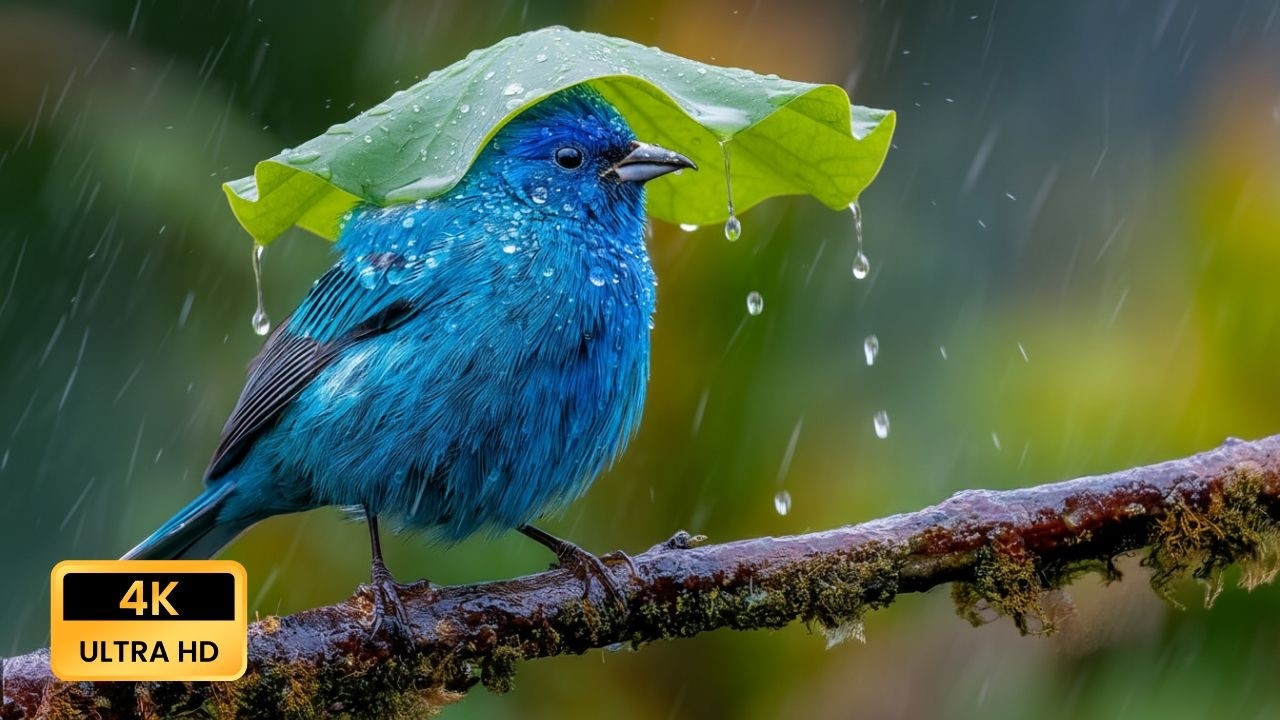 Healing Bird Sounds with Gentle Rain 🌧️🐦 A Calm Environment for Relaxation, Focus, and Inner Quiet