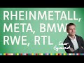 Rheinmetall Meta BMW RWE RTL Euer Egmond Vom 17 03 2026