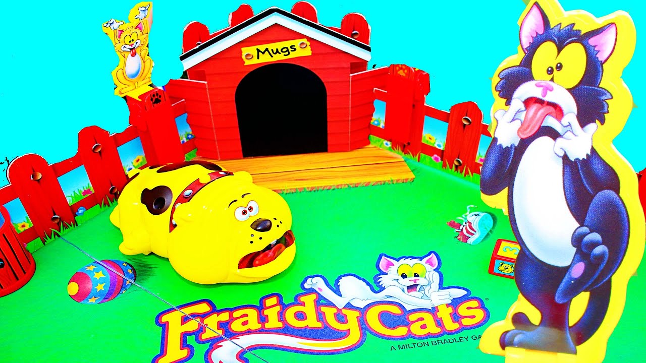 Toy Review Fraidy Cats  Board Game  Cat  Dog Chase Zootopia 