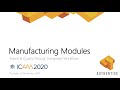 "Manufacturing Modules, Speed and Quality Through Integrated Workflows" Andre Wegner at ICAM 2020