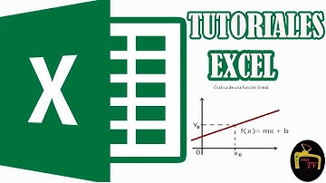 COMO GRAFICAR UNA FUNCION LINEAL EN EXCEL