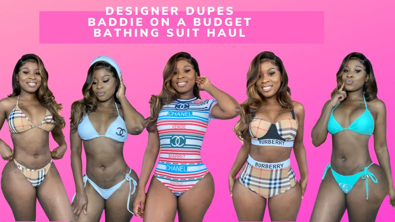 ALIEXPRESS SWIMSUIT  HAUL BADDIE ON A BUDGET & DESIGNER DUPES