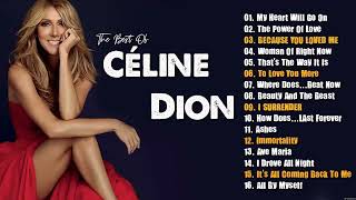 Celine Dion - The Best French Ballad Songs - Top 10 Best Songs ~ Greatest Hits ~ Full Album