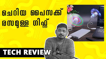 USB LED Fan with Programmable CD for customized Message | Unni Vlogs Tech