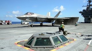 F-35C Lightning II Stealth Aboard USS George Washington (CVN-73) (Final Flight Tests) HD