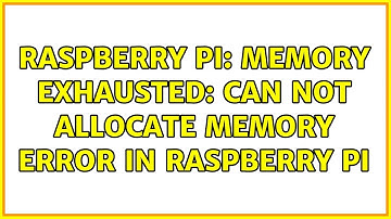 Raspberry Pi: memory exhausted: can not allocate memory error in raspberry pi