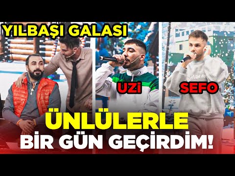 ÜNLÜLERLE BİR GÜN GEÇİRMEK!! YILBAŞI GALASI | Uzi, Sefo, Burak Özçivit ve Dahası