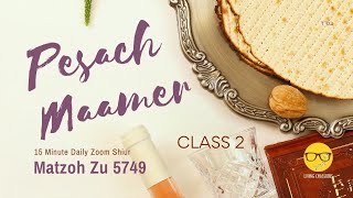 MATZA ZU Class 2 - Pesach Maamer Shiur - Living Chassidus