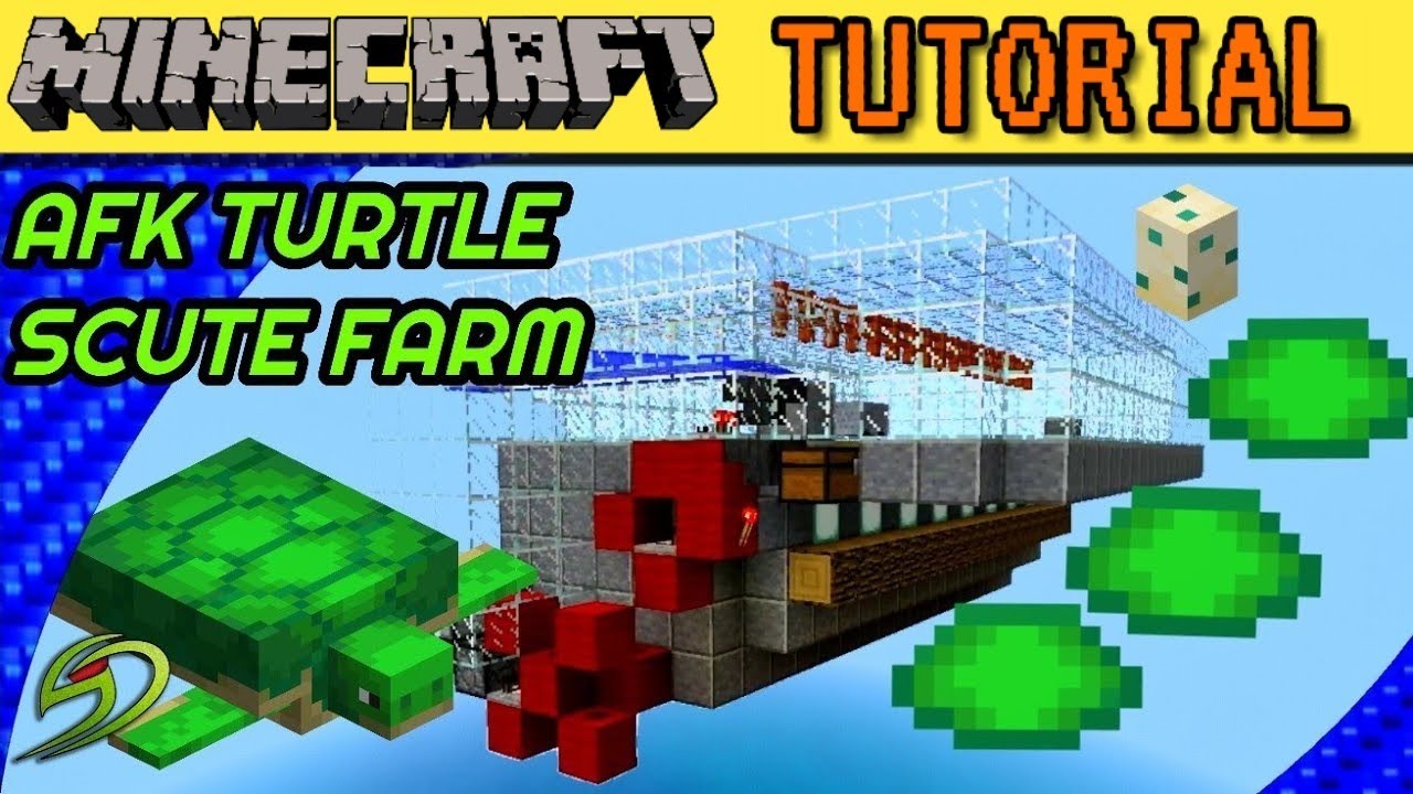 How to Build a Turtle Scute Farm in Minecraft - YouTube