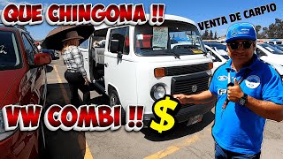 Que !! Chingonas VW Combis Combi Encontré en Venta en el SUPER Tianguis de Autos Venta de Carpió