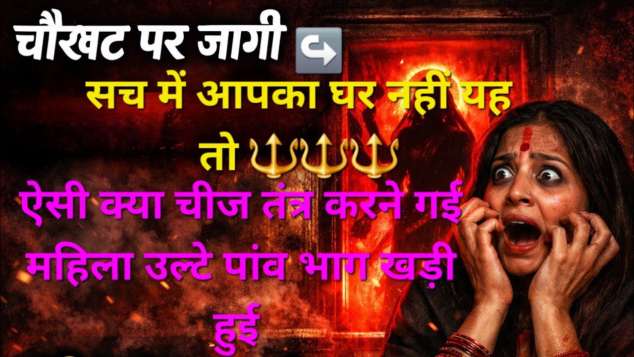 आपकी चौखट पर ऐसा क्या देख लिया की तंत्र करने गई महिला उल्टे पांव भाग खड़ी हुई 🔱🙏