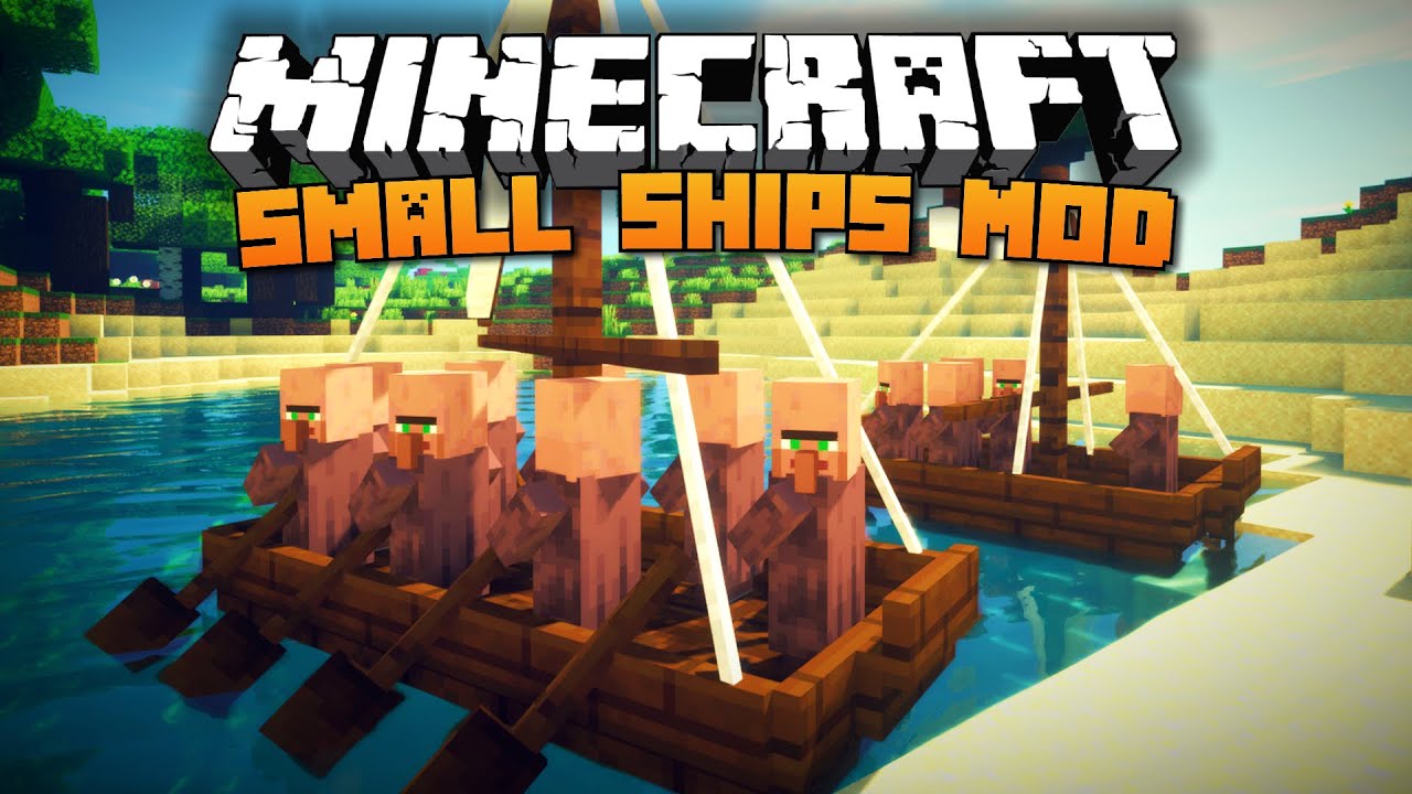 These Minecraft Ships Are Amazing Small Ships Mod 1 16 5 Youtube