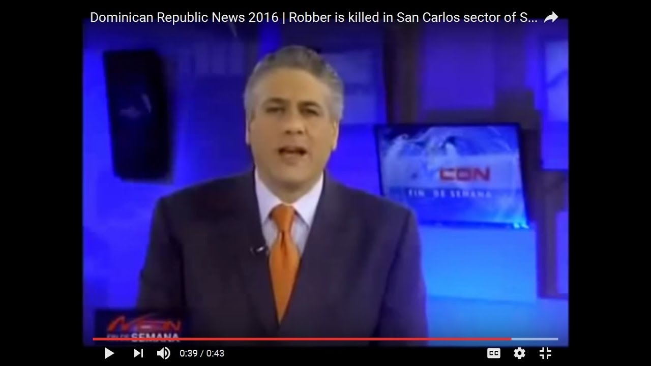 Dominican Republic News crime Robber is killed in San Carlos sector