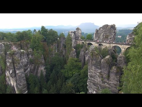 Видео: Путеводитель по Саксонской Швейцарии, Национальный парк в Германии