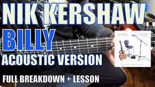 Nik Kershaw - Billy - Guitar Tutorial