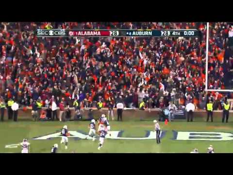 Alabama Missed Field Goal, Returned for Auburn Game Winning Touchdown