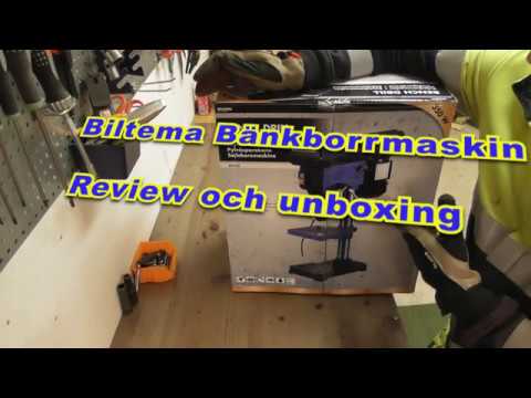 Enkelt GDS stativ till pelarborren - YouTube