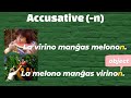 Esperanto: Accusative (-n)