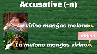 Esperanto: Accusative (-n)